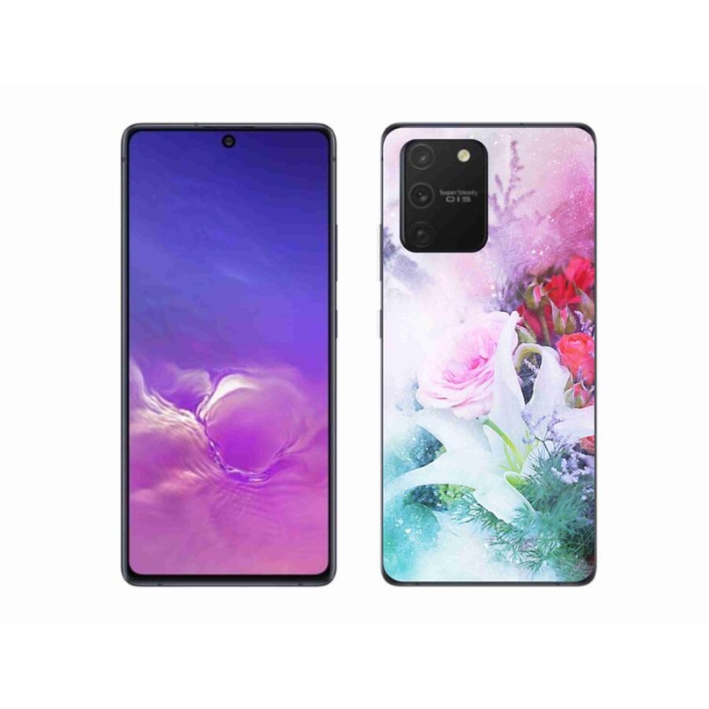 Gél borítás mmCase Samsung Galaxy S10 Lite készülékhez - virágok 4