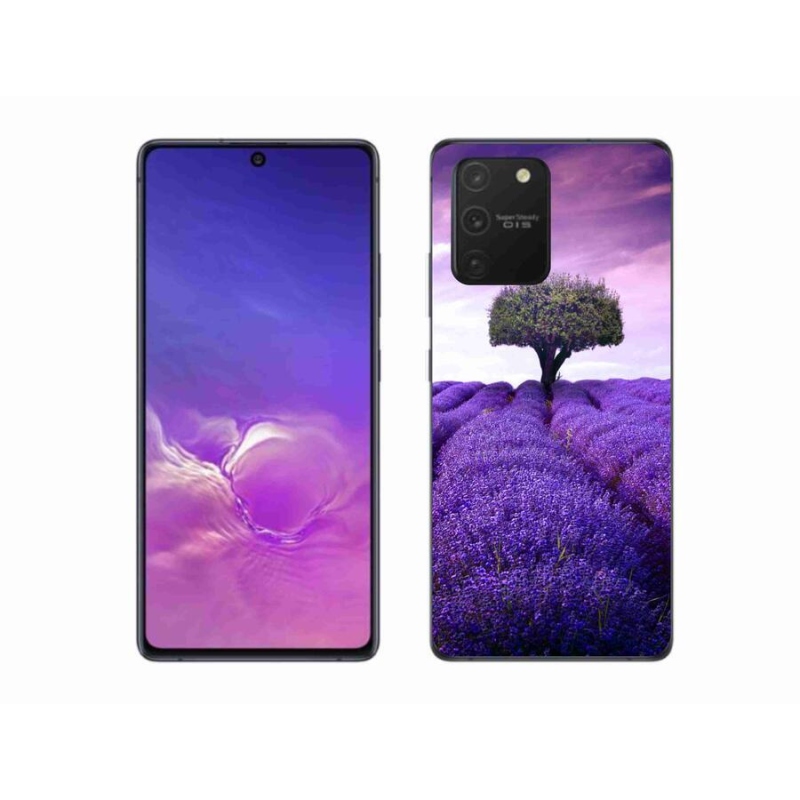 Gél védőhuzat mmCase Samsung Galaxy S10 Lite készülékhez - levendula rét