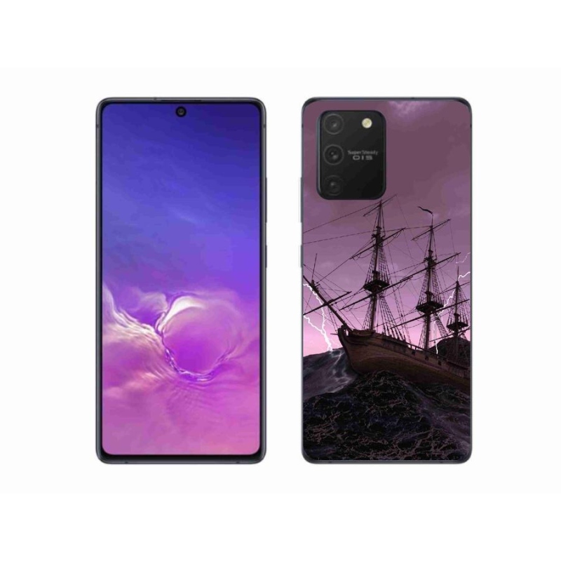 Zselés borítás mmCase Samsung Galaxy S10 Lite készülékhez - hajó a viharban