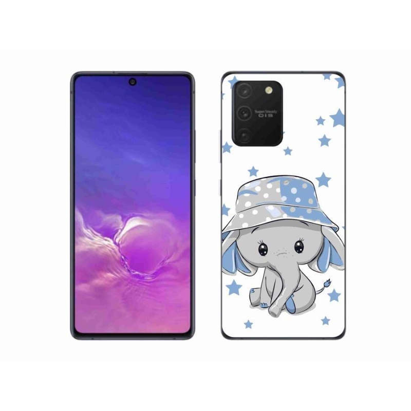 Zselés borítás mmCase Samsung Galaxy S10 Lite készülékhez - kék elefánt