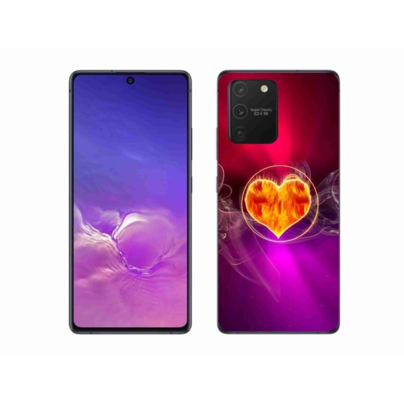 Gél borítás mmCase Samsung Galaxy S10 Lite készülékhez - tűzszív