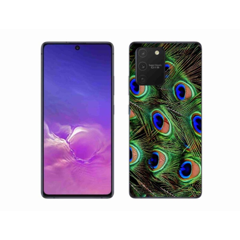 Zselés borítás mmCase Samsung Galaxy S10 Lite készülékhez - pávatoll
