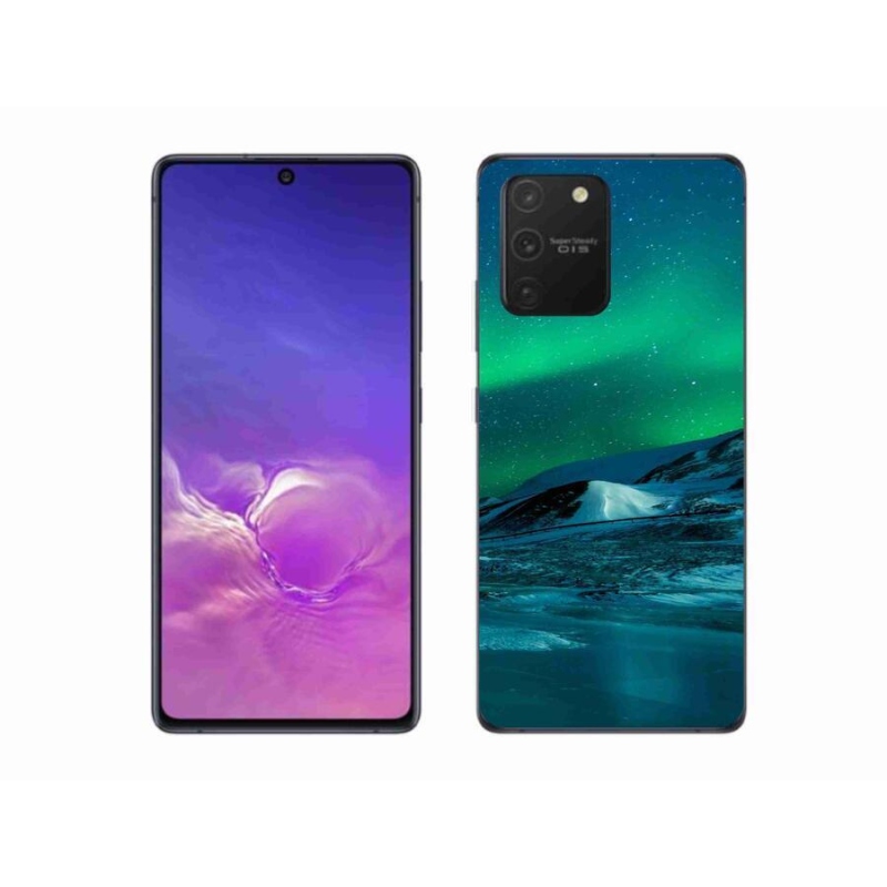 Gél borítás mmCase Samsung Galaxy S10 Lite készülékhez - sarki fény