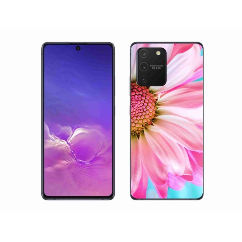 Gél borítás mmCase Samsung Galaxy S10 Lite készülékhez - rózsaszín virág