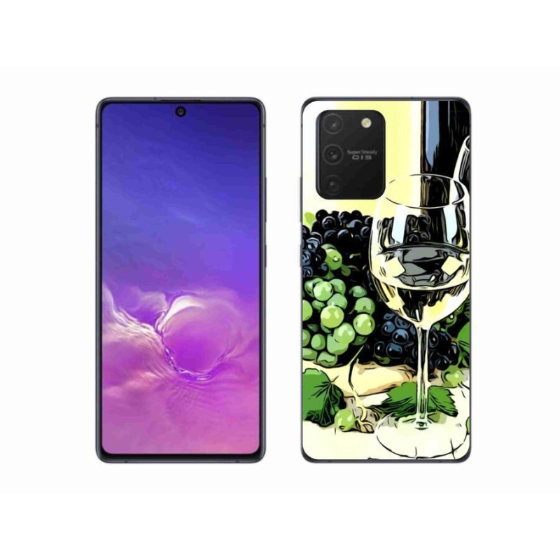 Gél borítás mmCase Samsung Galaxy S10 Lite készülékhez - pohár bor