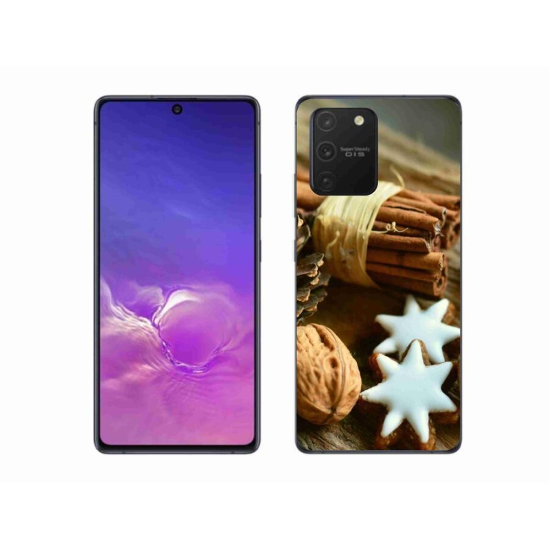 Gél borítás mmCase Samsung Galaxy S10 Lite készülékhez - fahéj és mézeskalács