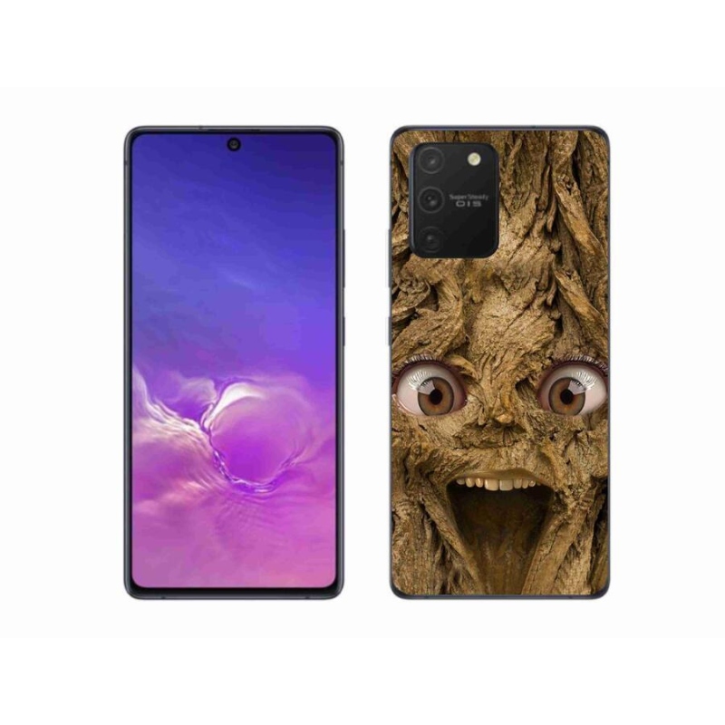 Gél borítás mmCase Samsung Galaxy S10 Lite készülékhez - vidám fa szemekkel