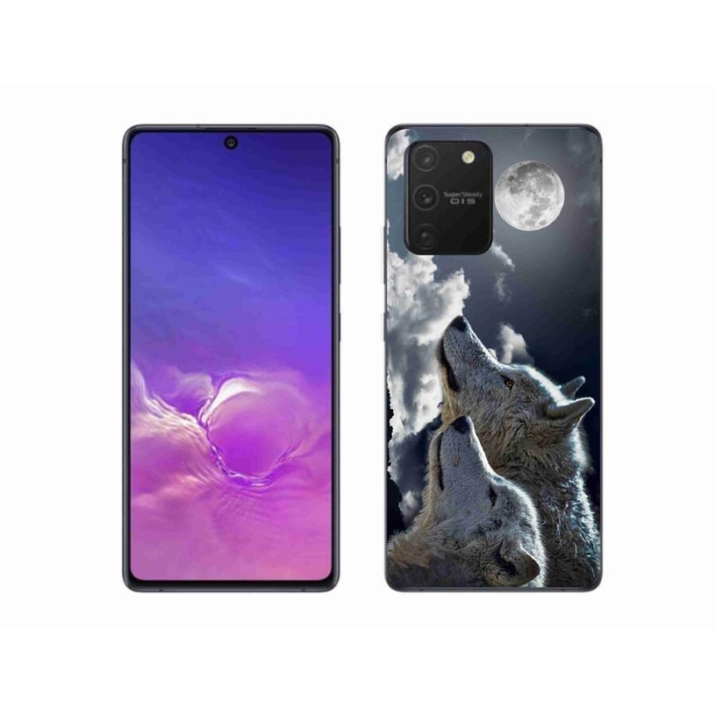 Gél borítás mmCase Samsung Galaxy S10 Lite készülékhez - farkasok