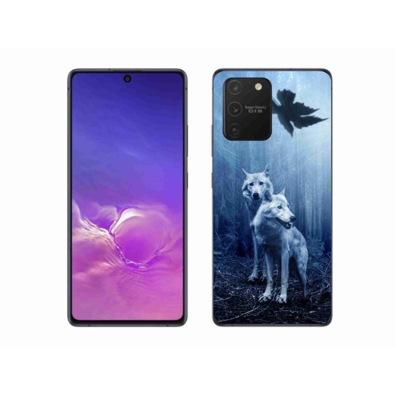 Gél borítás mmCase Samsung Galaxy S10 Lite készülékhez - farkasok az erdőben