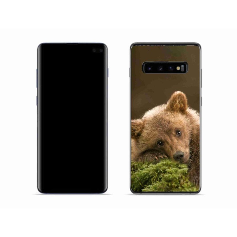 Gél borítás mmCase Samsung Galaxy S10 készülékhez - medve
