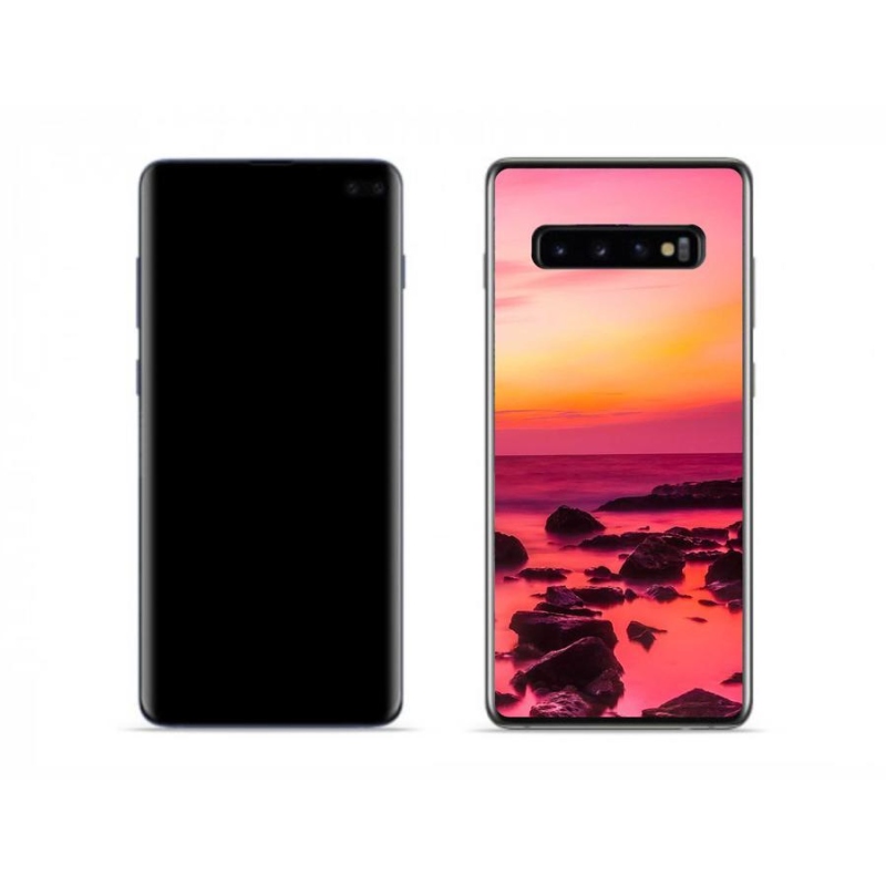 Gél borítás mmCase Samsung Galaxy S10 készülékhez - tenger és ragyogás