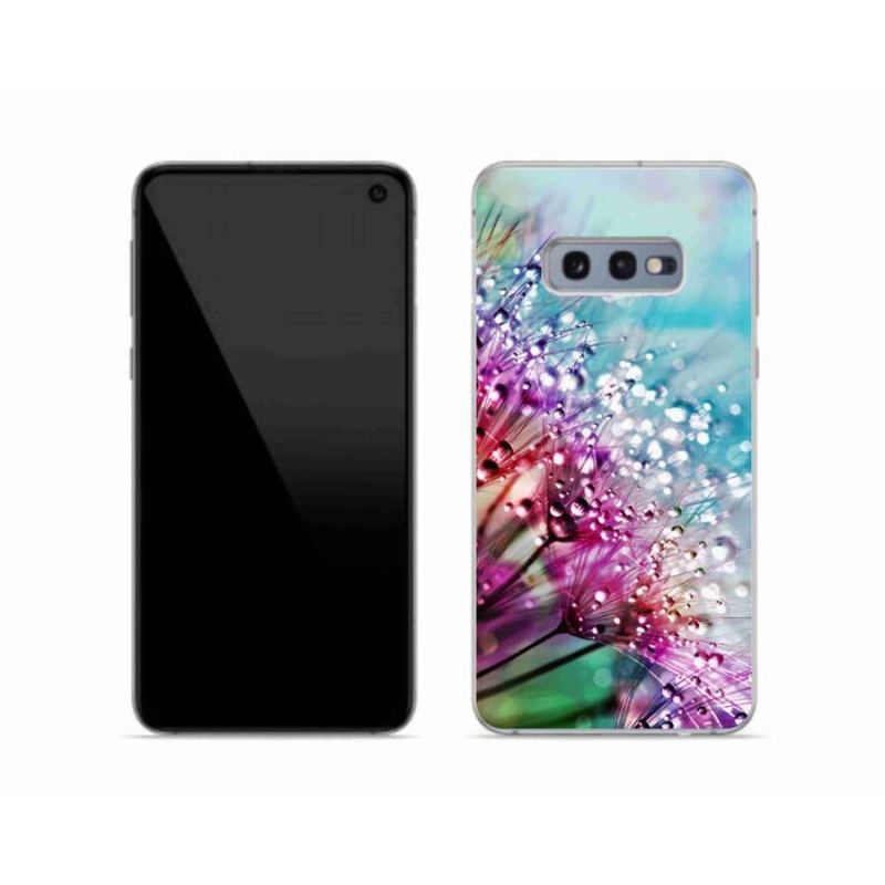 Gél borítás mmCase mobiltelefonhoz Samsung Galaxy S10e - színes virágok