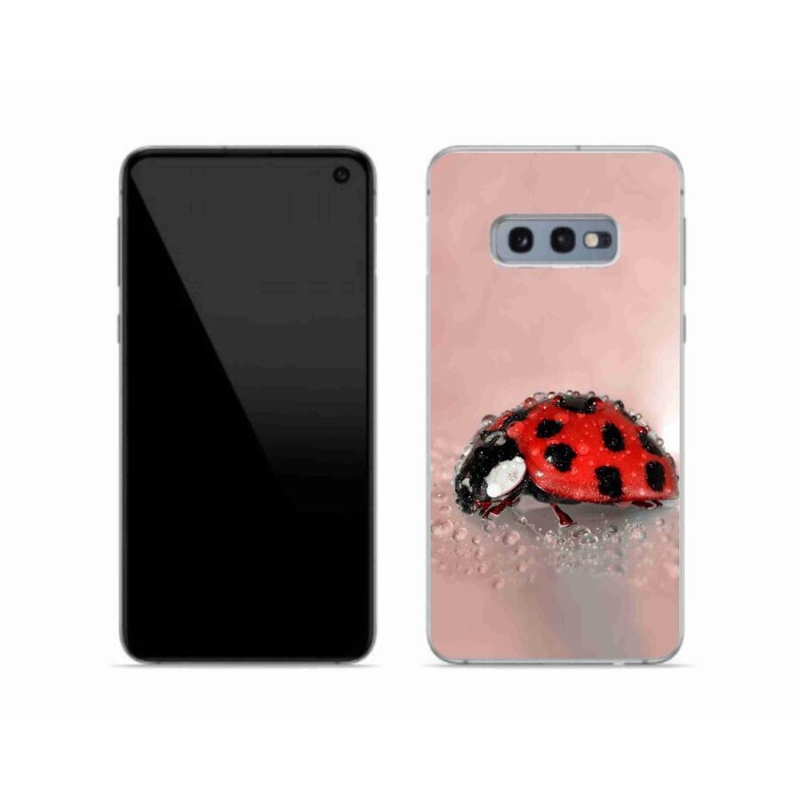 Zselés borítás mmCase Samsung Galaxy S10e készülékhez - katicabogár