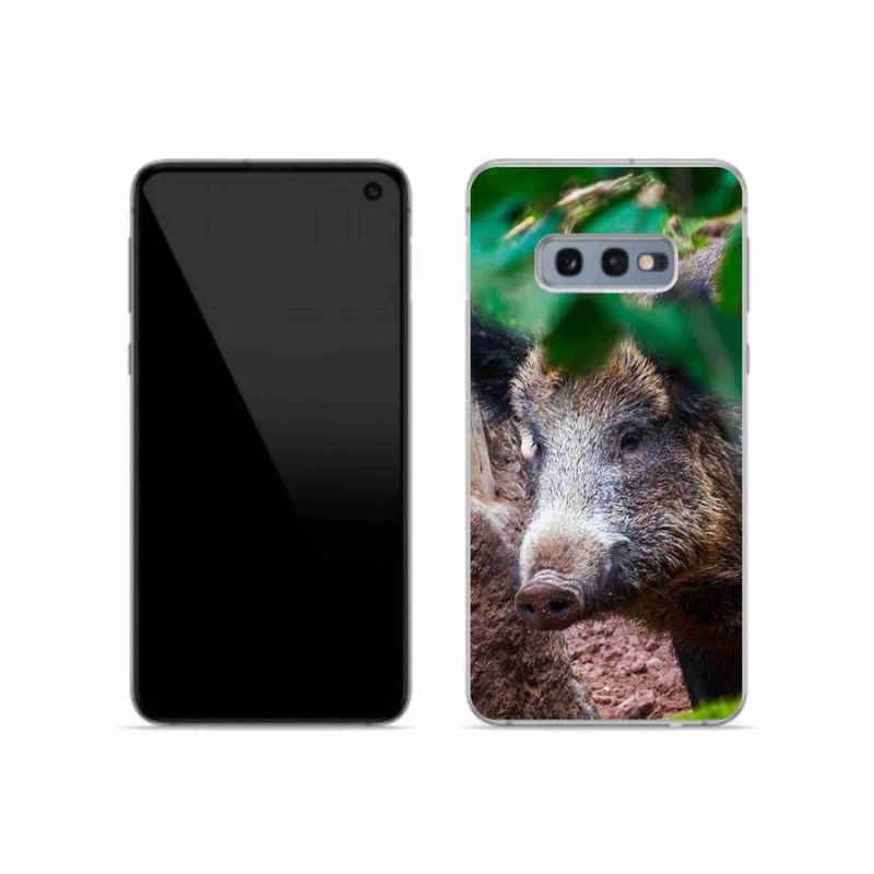 Zselés borítás mmCase Samsung Galaxy S10e készülékhez - vaddisznó
