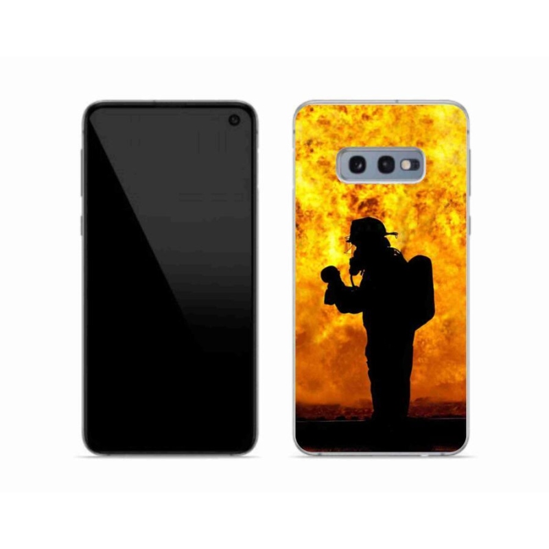 Gél borítás mmCase Samsung Galaxy S10e készülékhez - tűzoltó