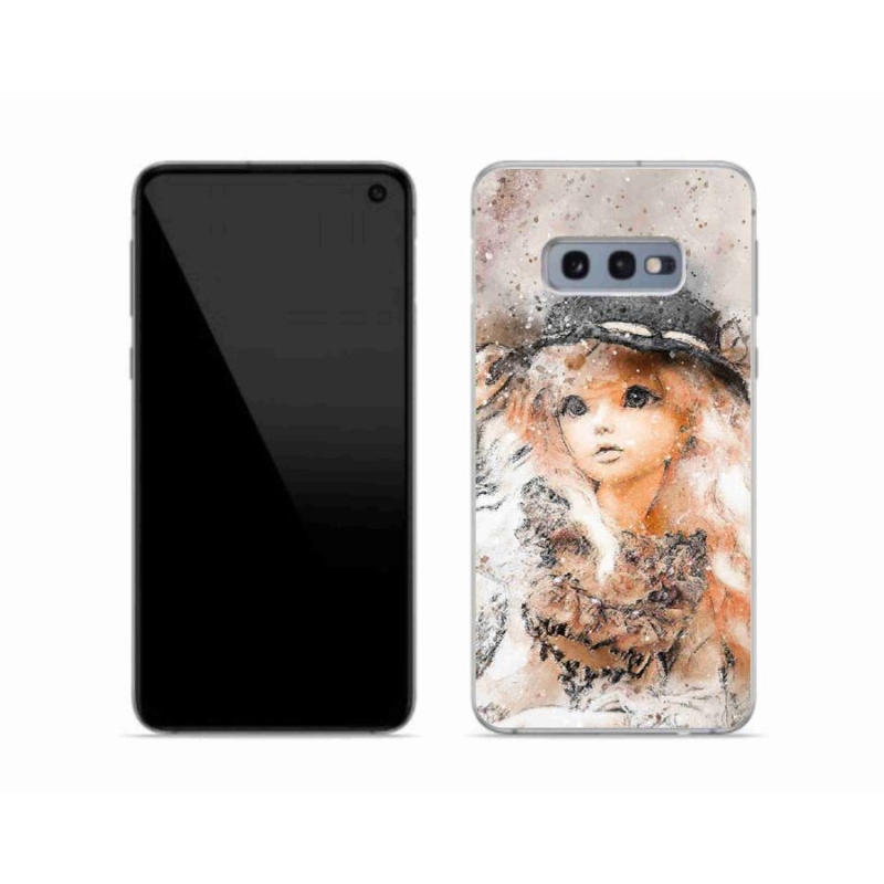 Gél borítás mmCase Samsung Galaxy S10e készülékhez - lány kalapban