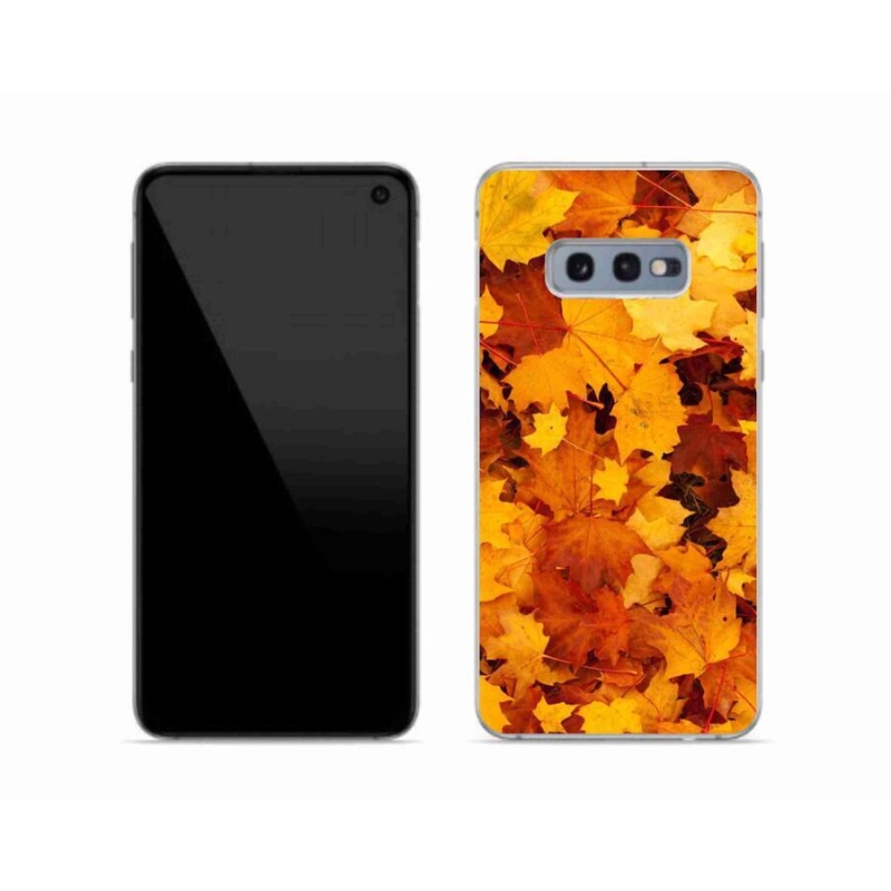 Gél borítás mmCase Samsung Galaxy S10e készülékhez - juharlevelek