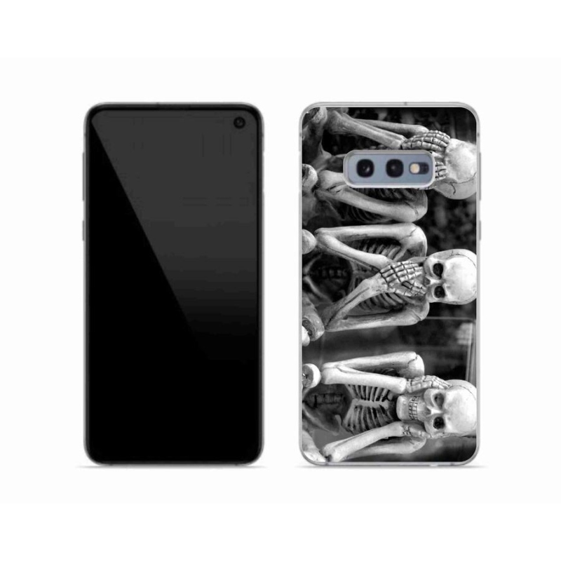 Gél borítás mmCase Samsung Galaxy S10e készülékhez - csontvázak