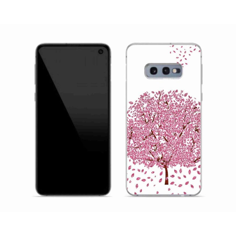 Gél borítás mmCase Samsung Galaxy S10e készülékhez - rajzfilmfa levelekkel