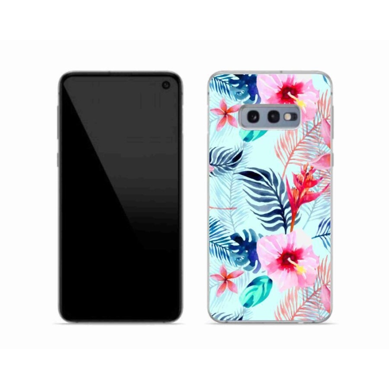 Gél borítás mmCase Samsung Galaxy S10e készülékhez - virágok