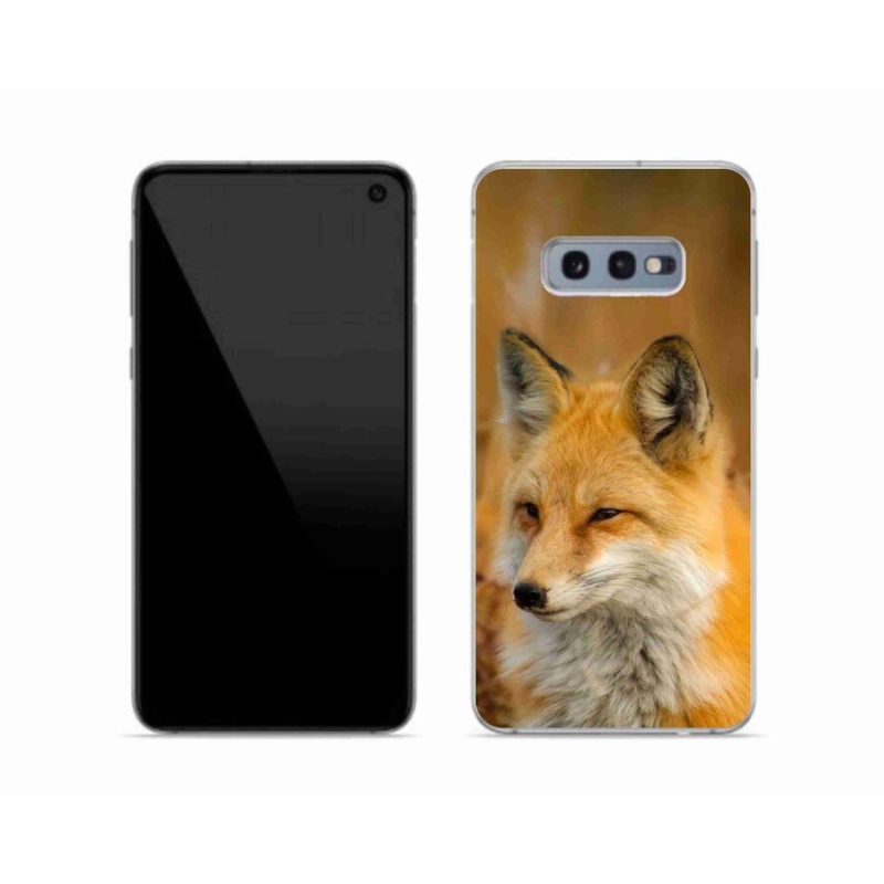 Gél védőhuzat mmCase Samsung Galaxy S10e készülékhez - róka