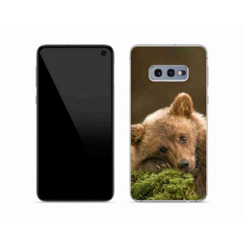 Gél védőburkolat mmCase Samsung Galaxy S10e - medve