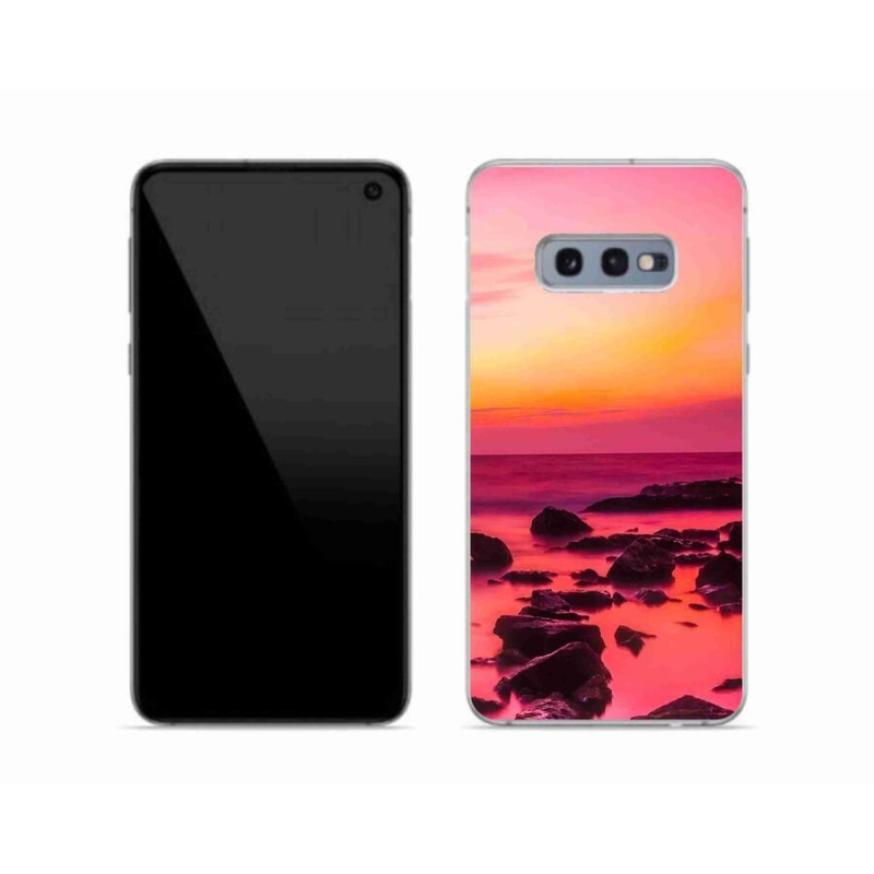 Gél borítás mmCase Samsung Galaxy S10e készülékhez - tenger és ragyogás