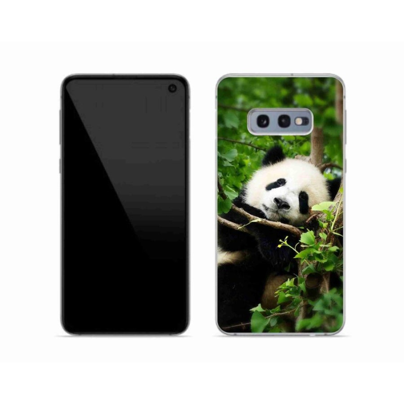Zselés borítás mmCase Samsung Galaxy S10e készülékhez - panda