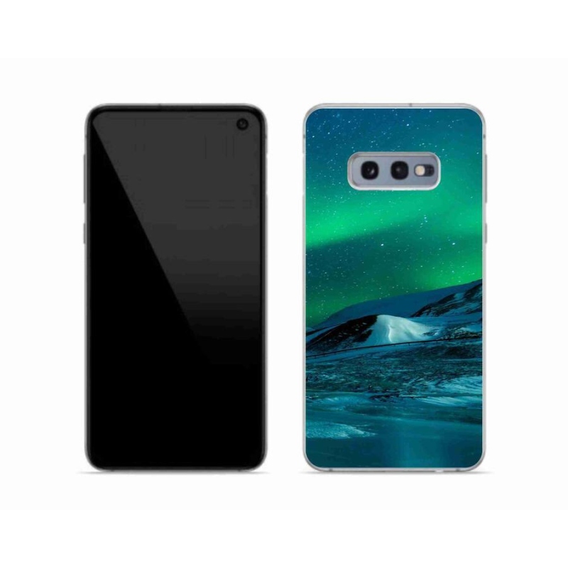 Gél borítás mmCase Samsung Galaxy S10e készülékhez - sarki fény