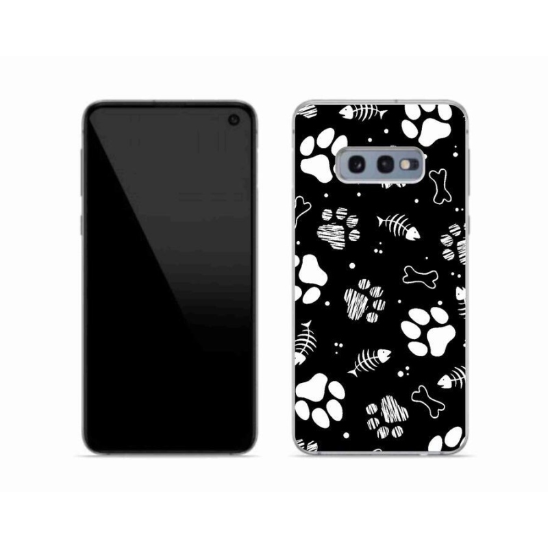 Gél borítás mmCase Samsung Galaxy S10e készülékhez - kutyamancsok
