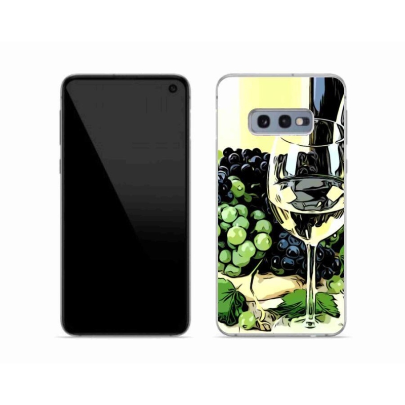 Gél borítás mmCase Samsung Galaxy S10e készülékhez - pohár bor