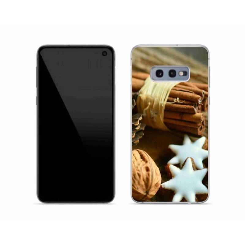 Gél borítás mmCase Samsung Galaxy S10e készülékhez - fahéj és mézeskalács