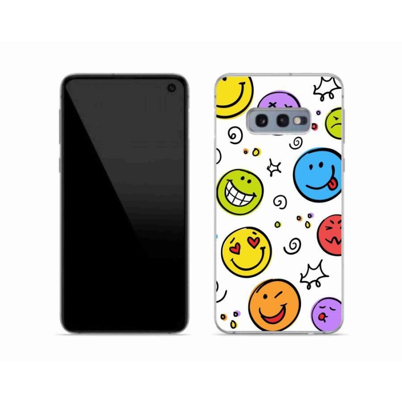 Gél borítás mmCase Samsung Galaxy S10e készülékhez - smiley-k