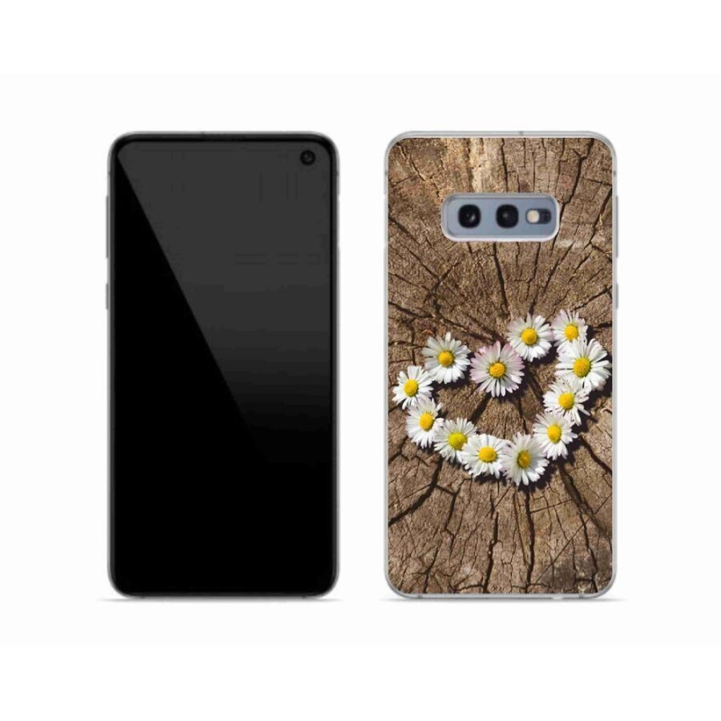 Zselés borítás mmCase Samsung Galaxy S10e készülékhez - Százszorszépek szíve