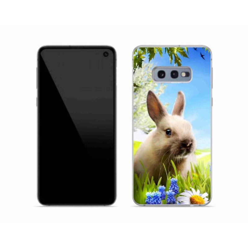 Zselés borítás mmCase Samsung Galaxy S10e készülékhez - nyuszi