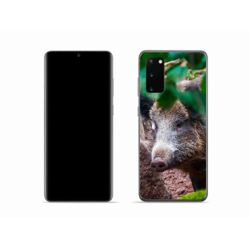 Gél borítás mmCase Samsung Galaxy S20 készülékhez - vaddisznó