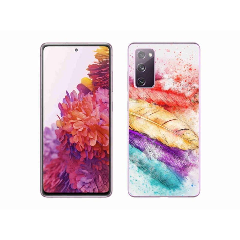Zselés borítás mmCase Samsung Galaxy S20 FE készülékhez - színes tollak