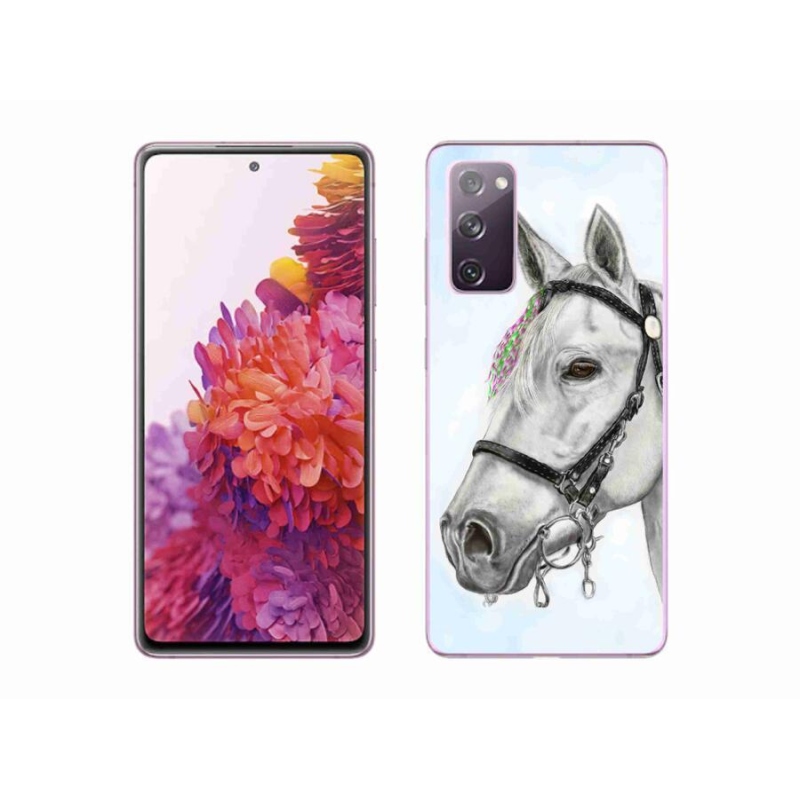 Zselés borítás mmCase Samsung Galaxy S20 FE - fehér ló 1