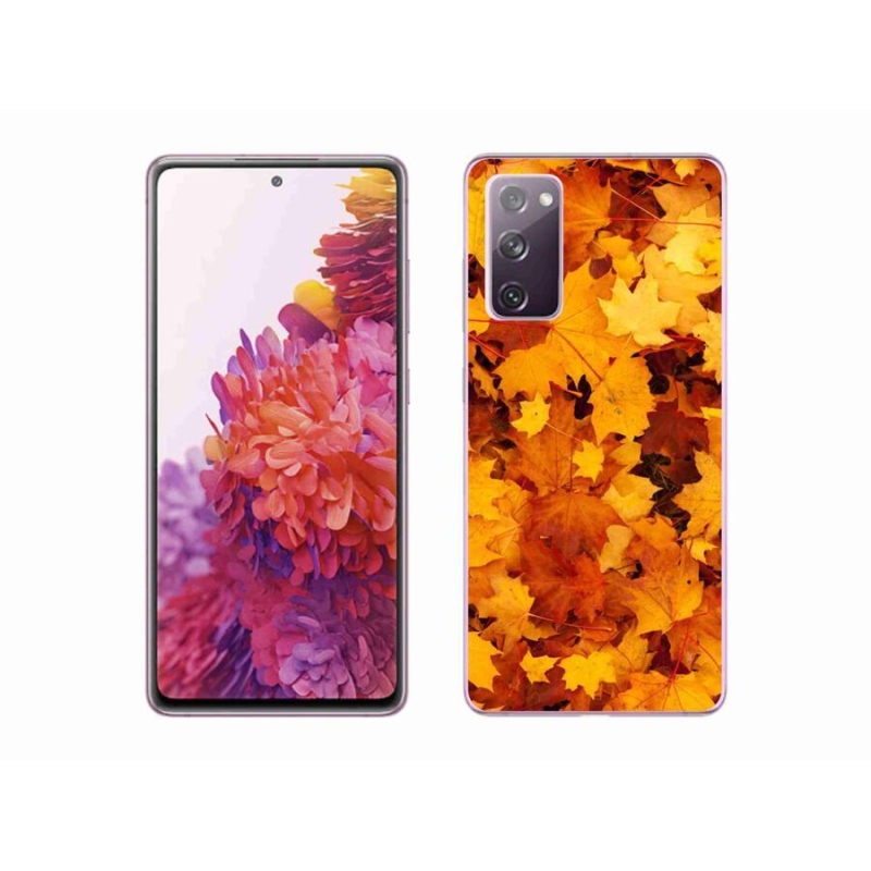 Gél borítás mmCase Samsung Galaxy S20 FE készülékhez - juharlevelek