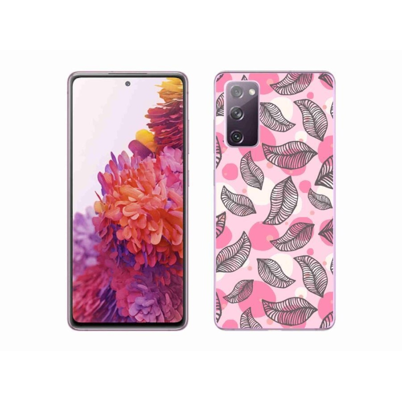 Gél borítás mmCase Samsung Galaxy S20 FE - rajzfilmes hulló levelek