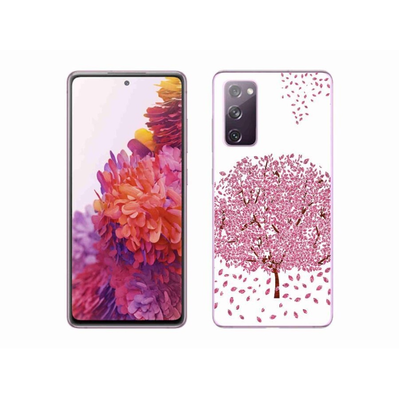 Zselés borítás mmCase Samsung Galaxy S20 FE készülékhez - rajzfilmfa levelekkel