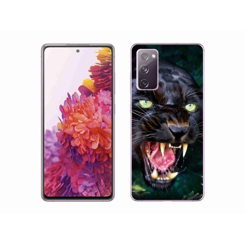 Zselés borítás mmCase Samsung Galaxy S20 FE - dühös fekete párduchoz