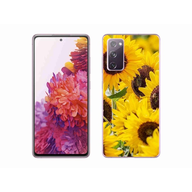 Zselés borítás mmCase Samsung Galaxy S20 FE készülékhez - Napraforgó