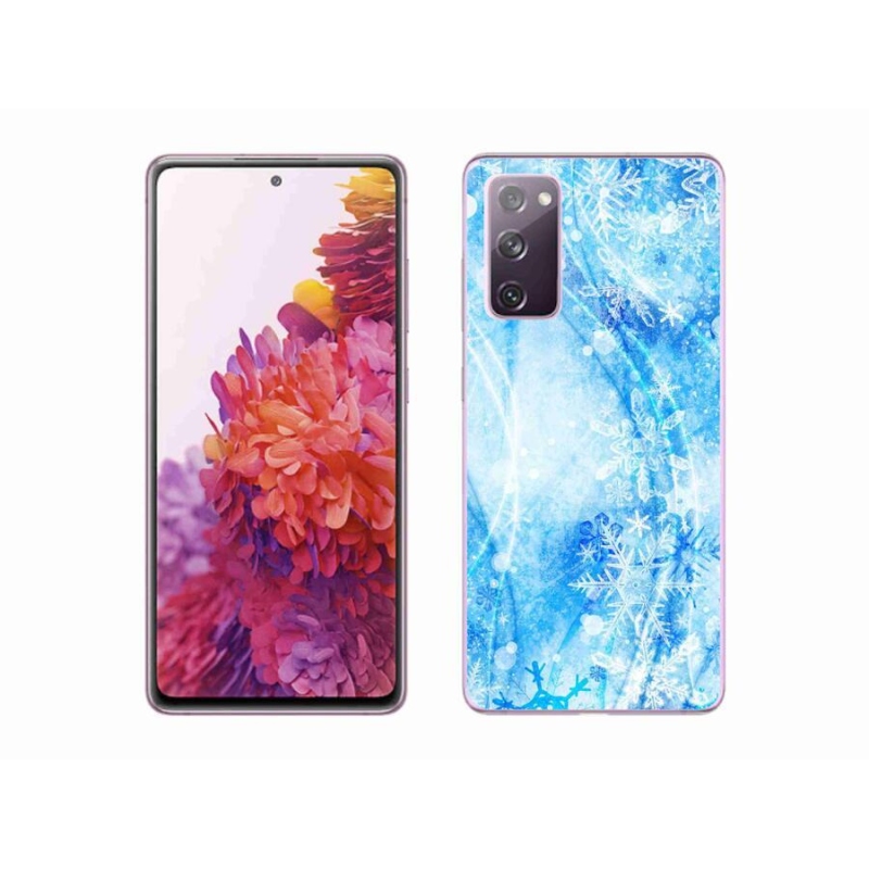 Gél védőhuzat mmCase Samsung Galaxy S20 FE készülékhez - hópelyhek