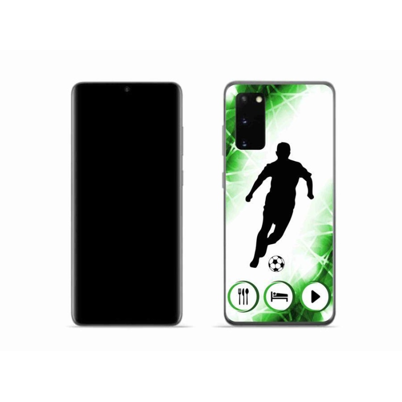 Gél borítás mmCase Samsung Galaxy S20 készülékhez - futballista