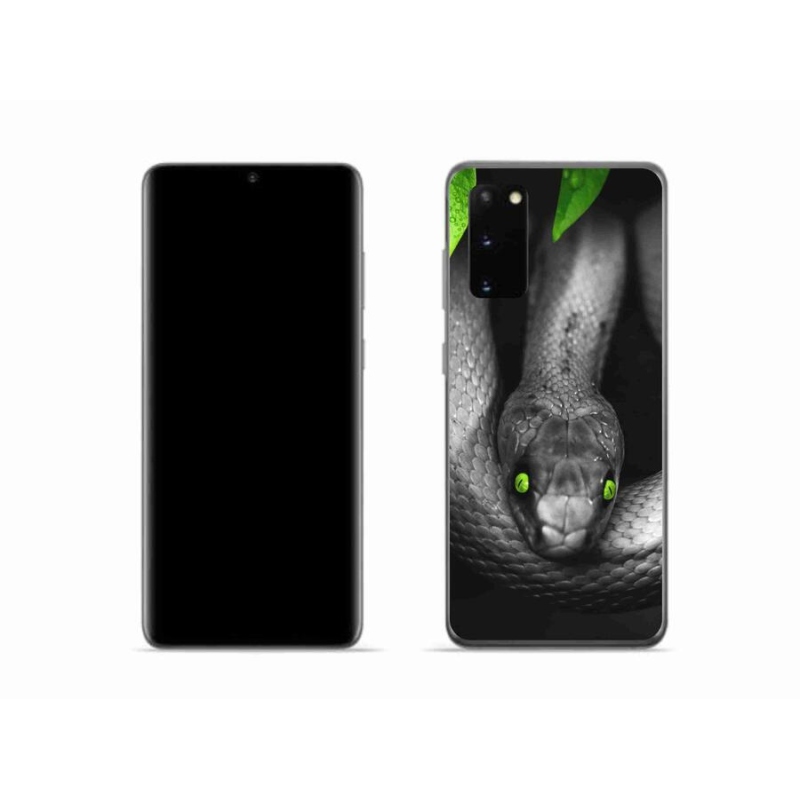 Zselés borítás mmCase Samsung Galaxy S20 készülékhez - kígyó