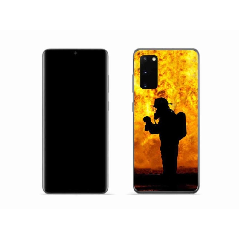 Gél borítás mmCase Samsung Galaxy S20 készülékhez - tűzoltó