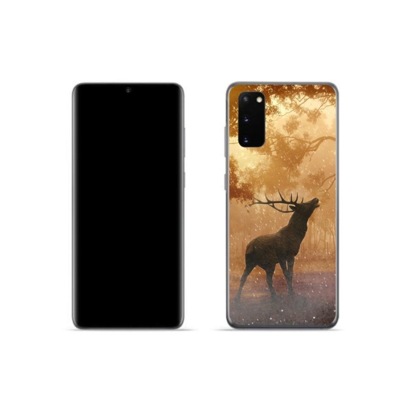 Zselés borítás mmCase Samsung Galaxy S20 készülékhez - szarvas a vadászaton