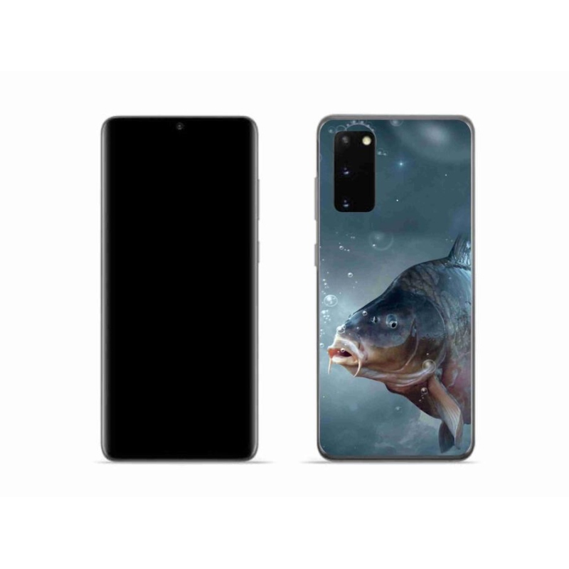 Gél borítás mmCase Samsung Galaxy S20 készülékhez - ponty és buborékok