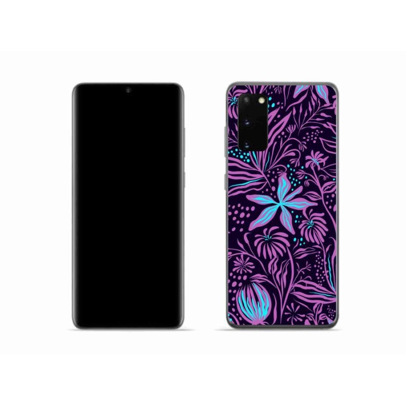 Zselés borítás mmCase Samsung Galaxy S20 - virágok 2